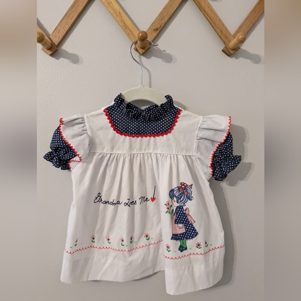 Rare Vintage Pert' N Sassy "Grandma Loves Me" Dress Outfit